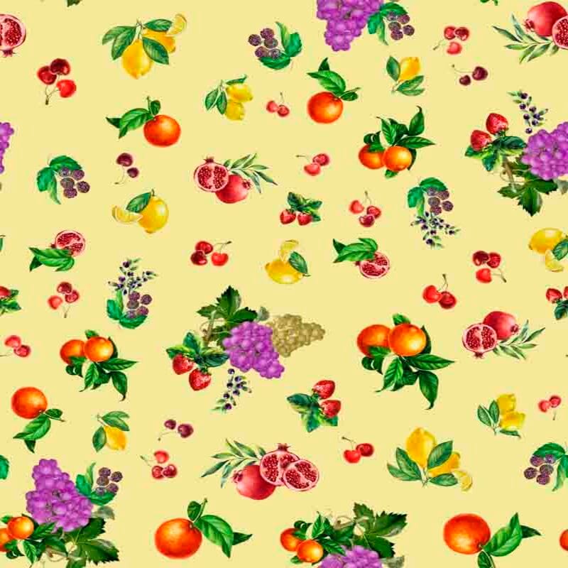 Pattern design conversational moderno frutta - Patterntag
