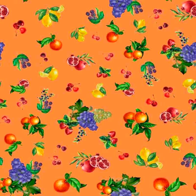 Pattern design conversational moderno frutta - Patterntag