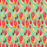 Pattern design conversational moderno frutta anguria - Patterntag