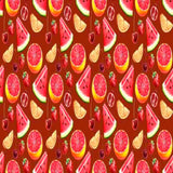 Pattern design conversational moderno frutta anguria - Patterntag