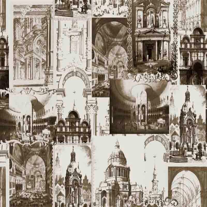 Pattern design conversational moderno city - Patterntag