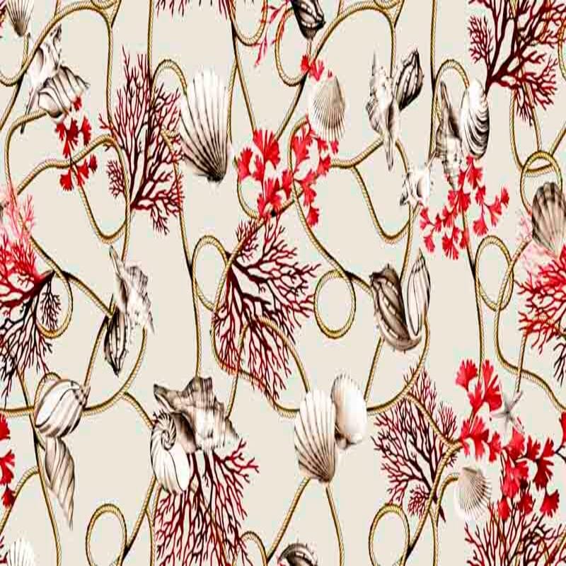 Pattern design conversational conchiglie - Patterntag