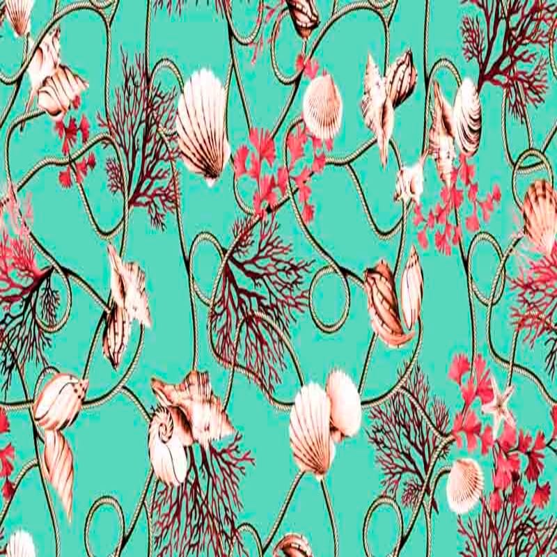 Pattern design conversational conchiglie - Patterntag