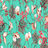 Pattern design conversational conchiglie - Patterntag