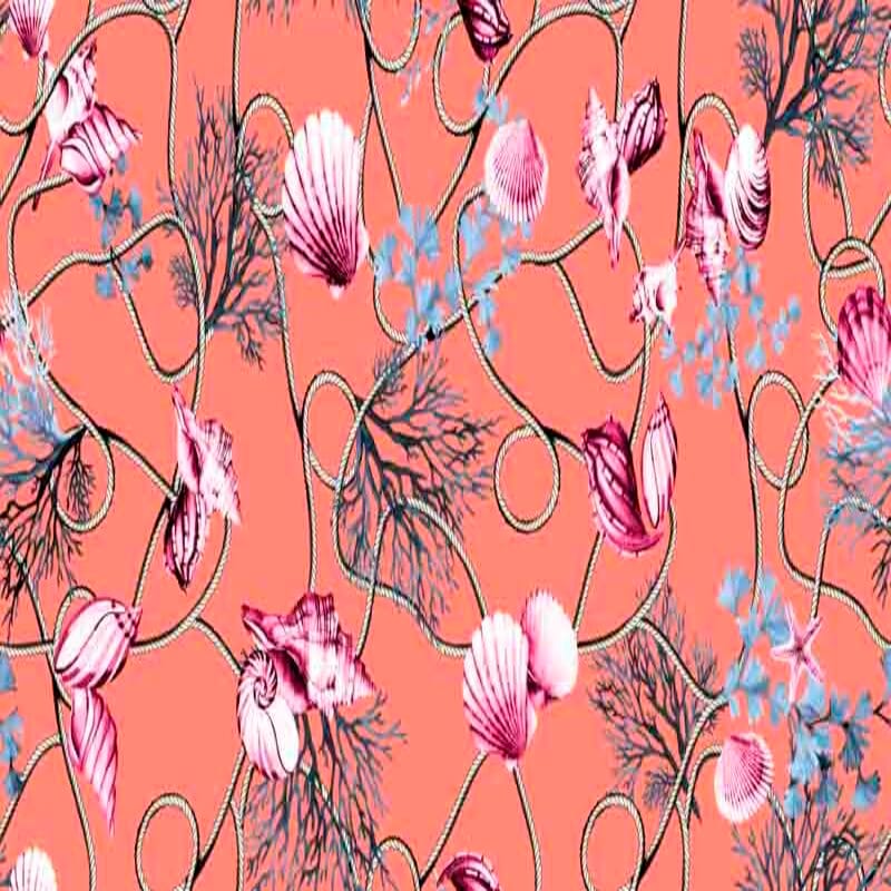 Pattern design conversational conchiglie - Patterntag