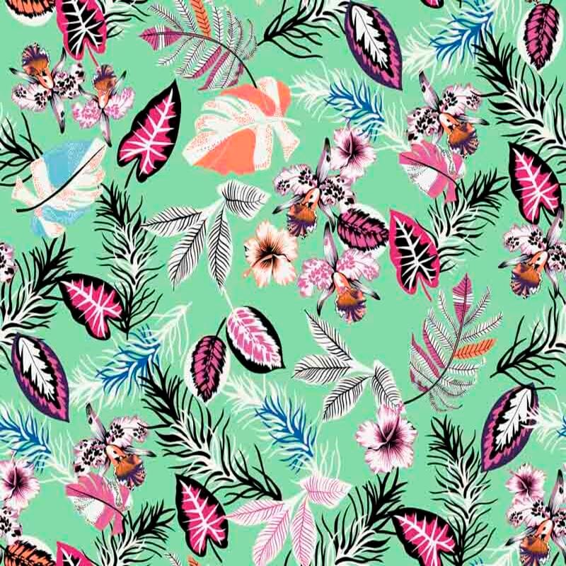 Pattern design fiori raffinato - Patterntag