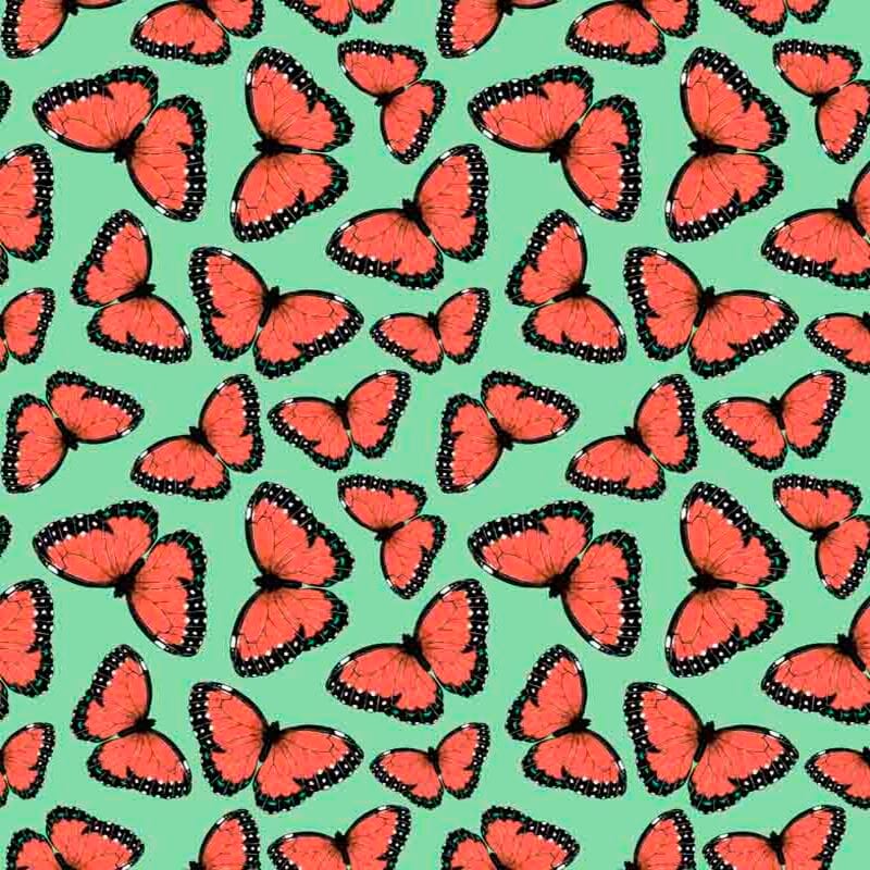 Pattern design conversational modern butterfly - Patterntag