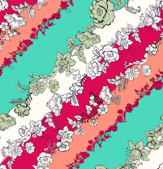 Pattern design flowers fiori astratto moderno 3 - Patterntag