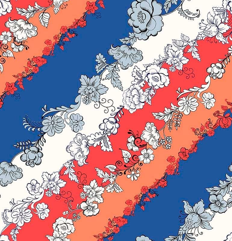 Pattern design flowers fiori astratto moderno 3 - Patterntag