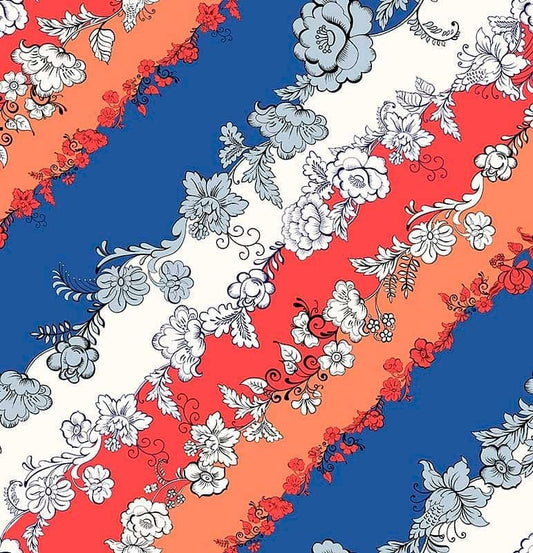 Pattern design flowers fiori astratto moderno 3 - Patterntag