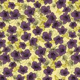 Pattern design flowers fiori astratto retrò - Patterntag