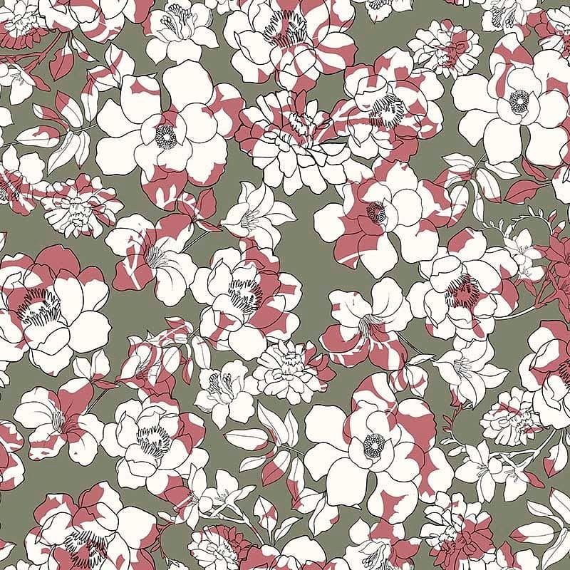 Pattern design flowers fiori grandi astratto - Patterntag