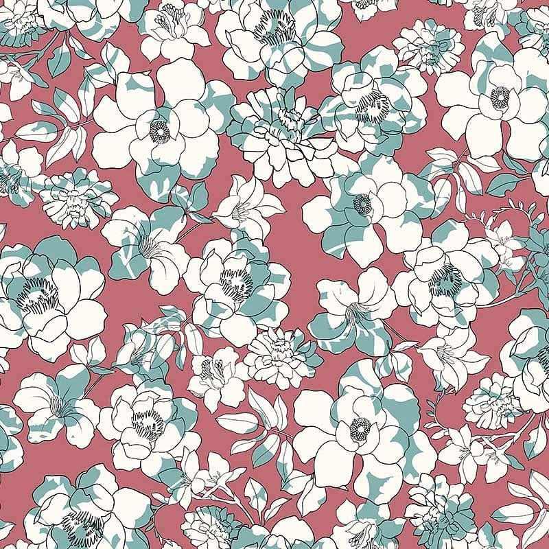 Pattern design flowers fiori grandi astratto - Patterntag