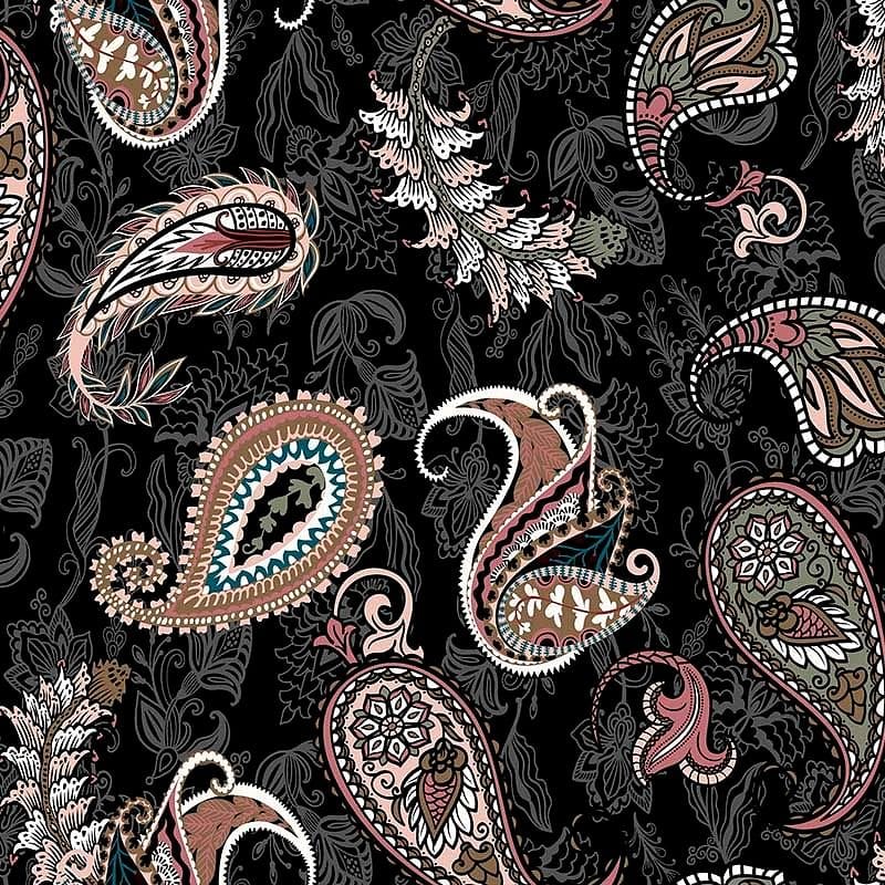 Pattern design paisley fiori - Patterntag