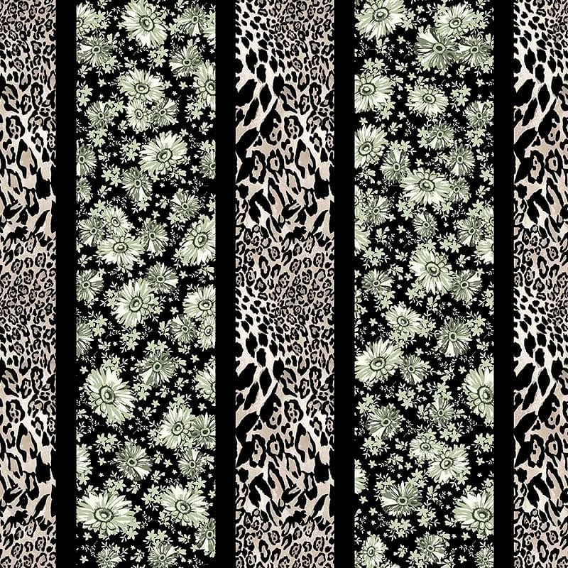 Pattern design animalier con fiori - Patterntag