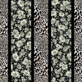 Pattern design animalier con fiori - Patterntag