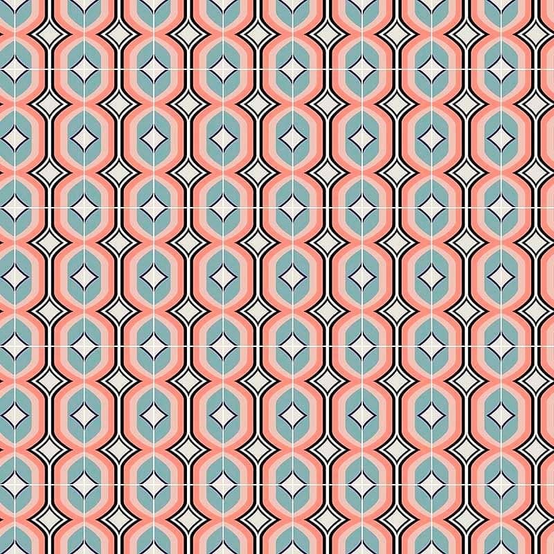 Pattern design geometric rombi - Patterntag