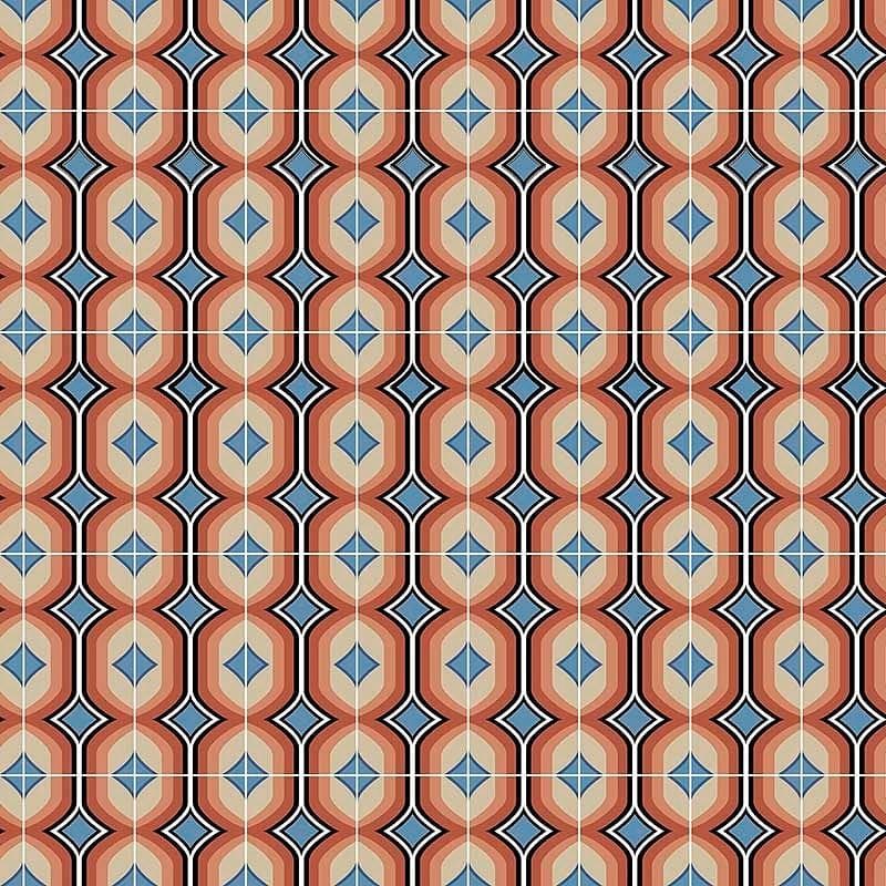 Pattern design geometric rombi - Patterntag