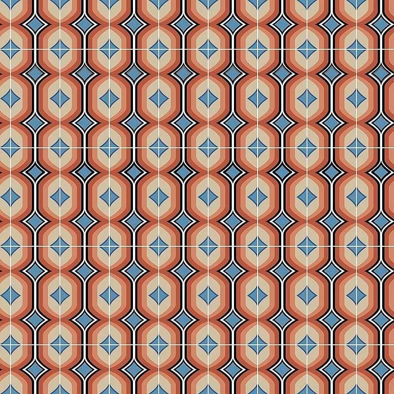 Pattern design geometric rombi - Patterntag