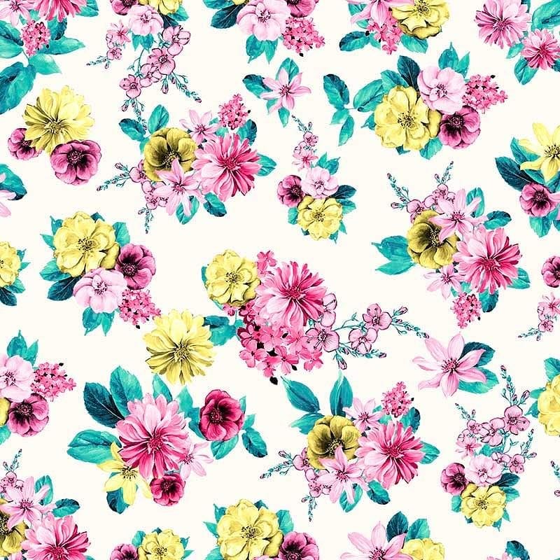 Pattern design flowers fiori astratto 2 - Patterntag