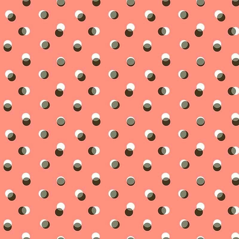 Pattern design pois bicolor - Patterntag