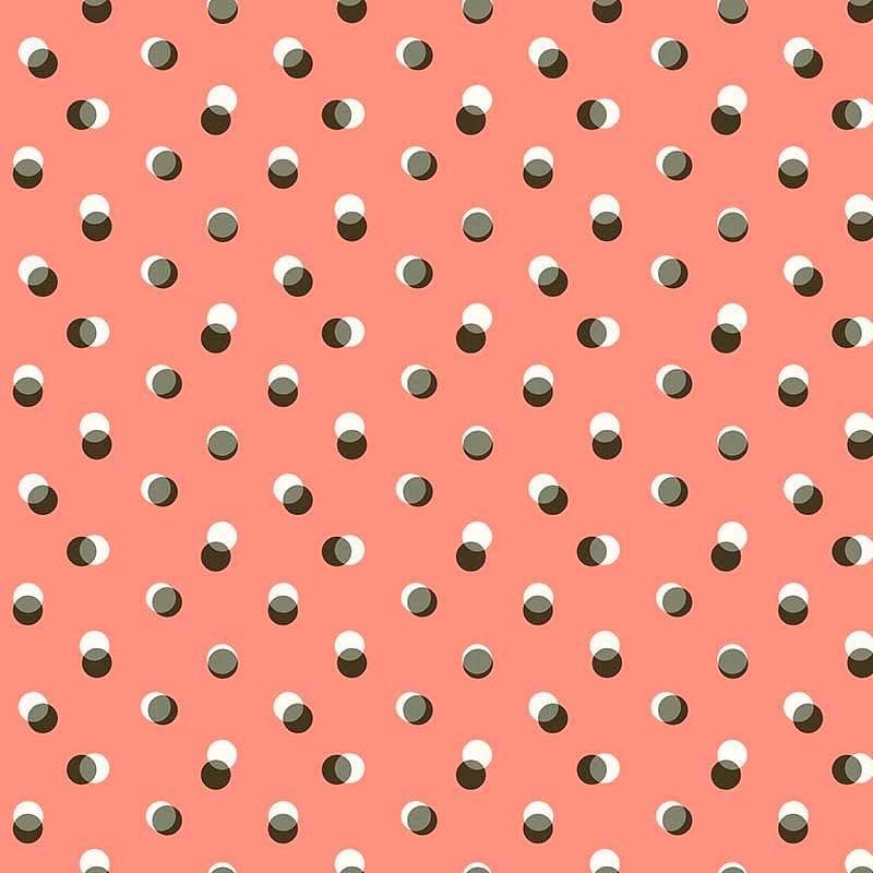 Pattern design pois bicolor - Patterntag