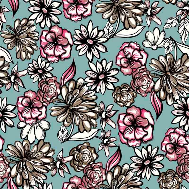 Surface Pattern design flowers modern - Patterntag