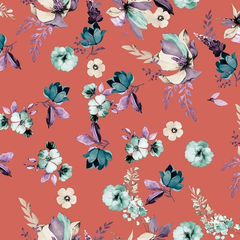 Pattern design flowers fiori astratto 3 - Patterntag