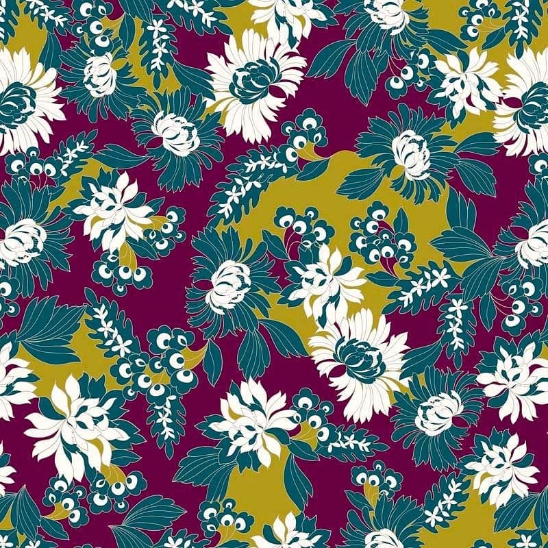 Pattern design flowers fiori astratto 7 - Patterntag