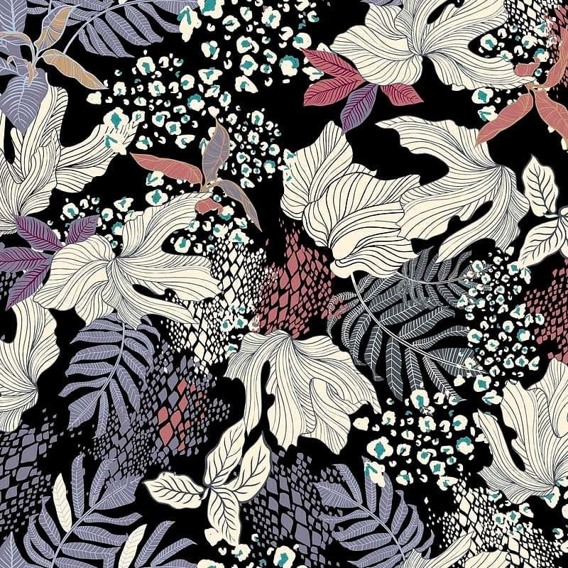 Pattern design flowers fiori astratto 9 - Patterntag
