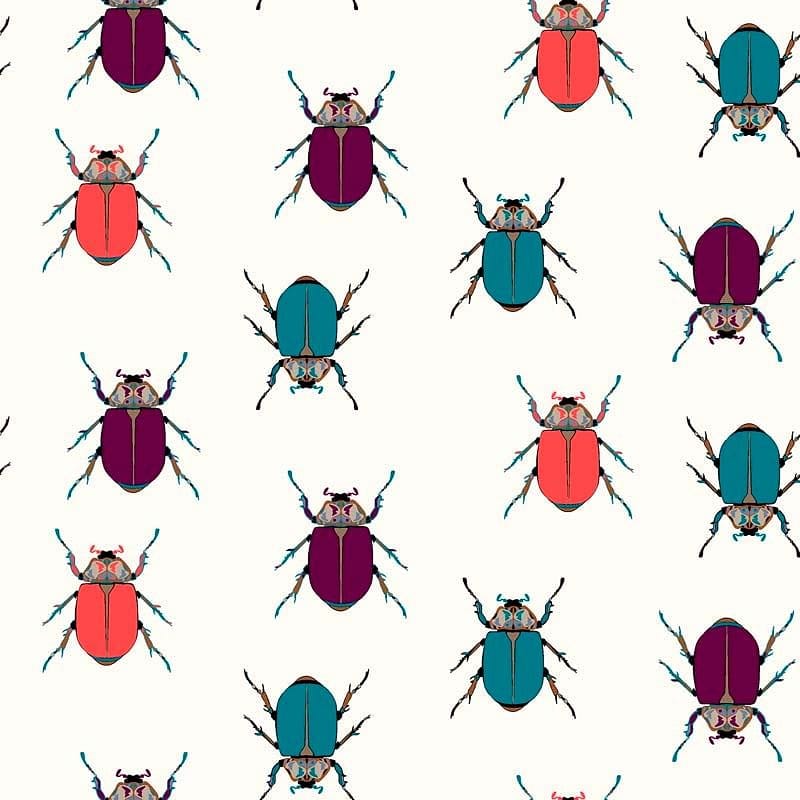 Pattern design conversational con mosche - Patterntag