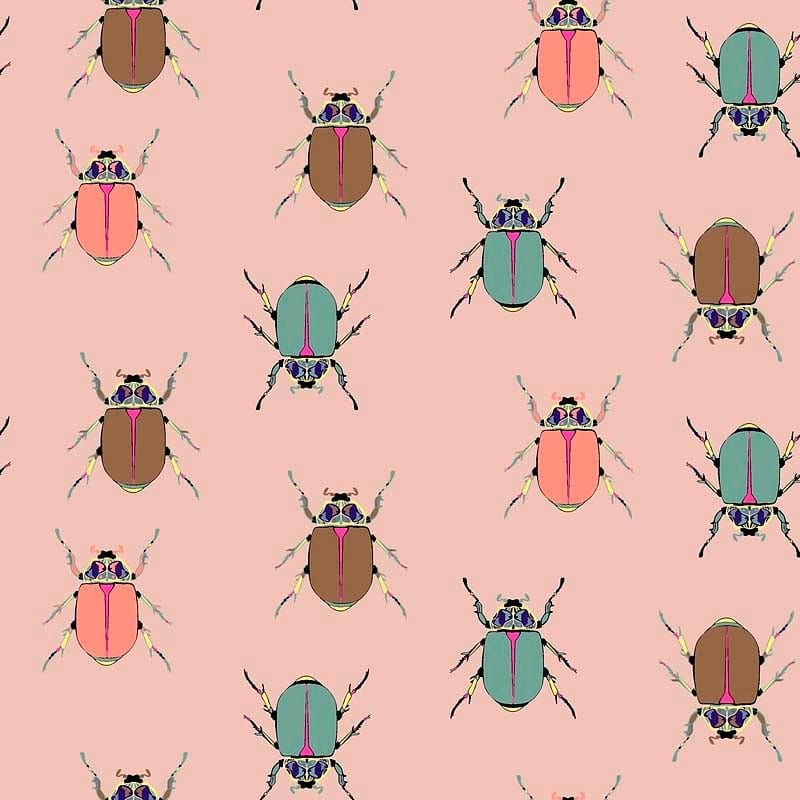 Pattern design conversational con mosche - Patterntag