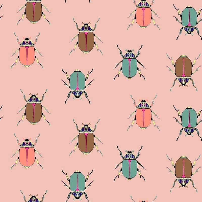 Pattern design conversational con mosche - Patterntag