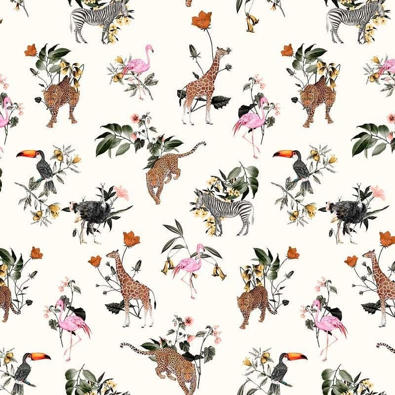 Pattern design tropical animali - Patterntag