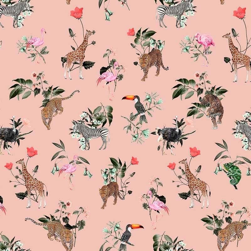 Pattern design tropical animali - Patterntag