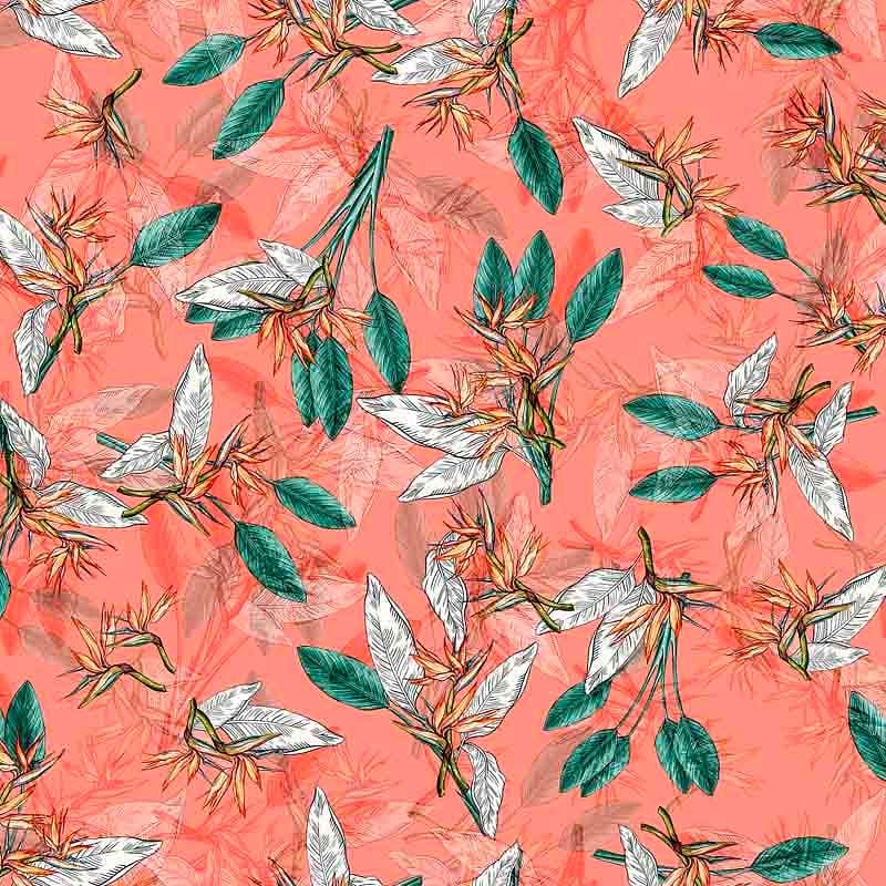 Pattern design tropical foglie - Patterntag