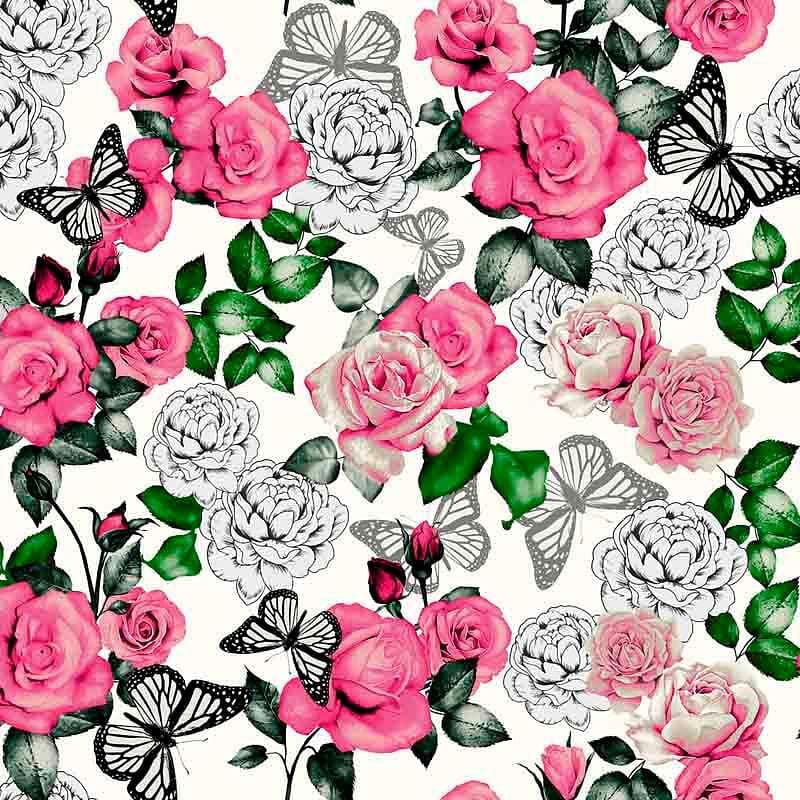 Pattern design flowers fiori raffinato - Patterntag