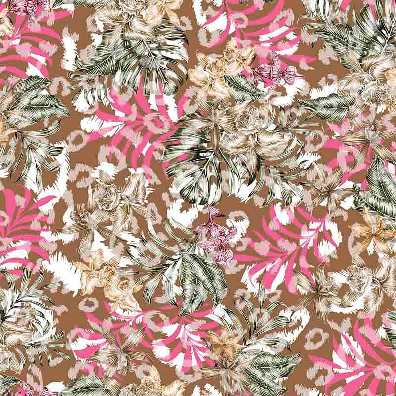 Pattern design tropical fiori moderno - Patterntag