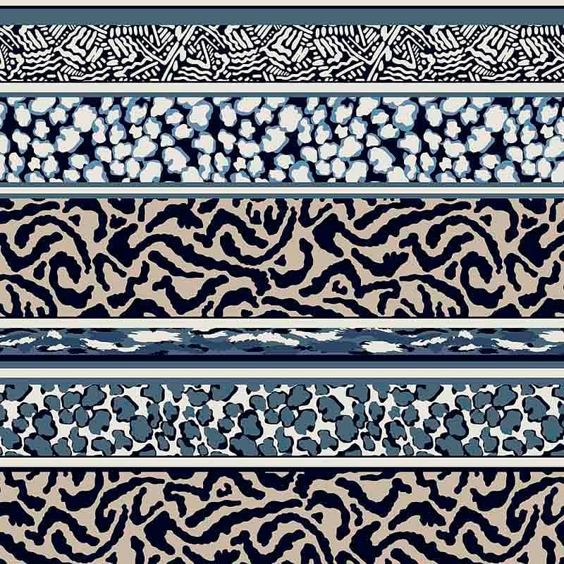 Pattern design ethnic strisce orizzontali - Patterntag