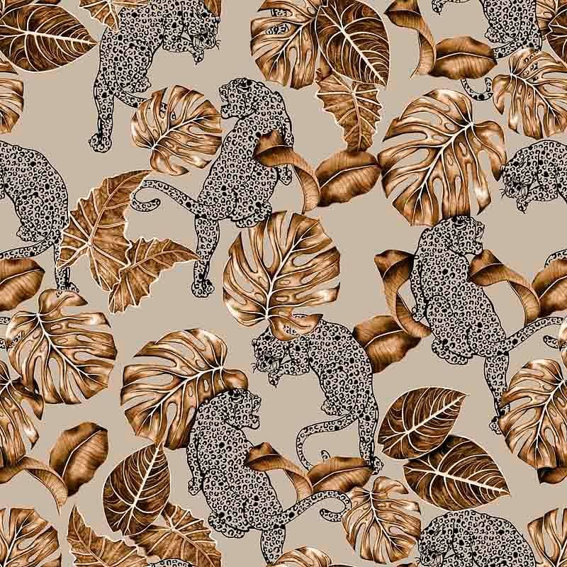 Pattern design tropical leopardo - Patterntag