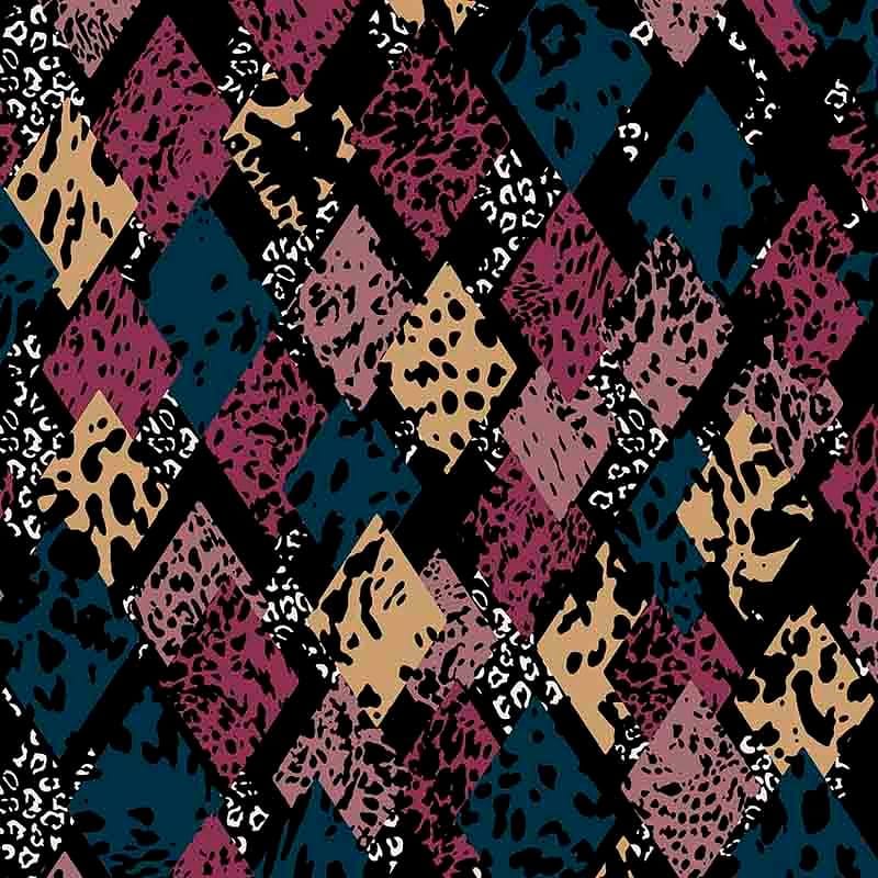 Pattern design animalier rombi - Patterntag