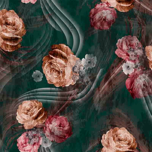 Surface Pattern design flowers modern