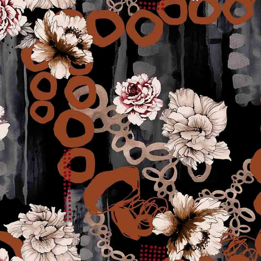 Surface Pattern design flowers modern