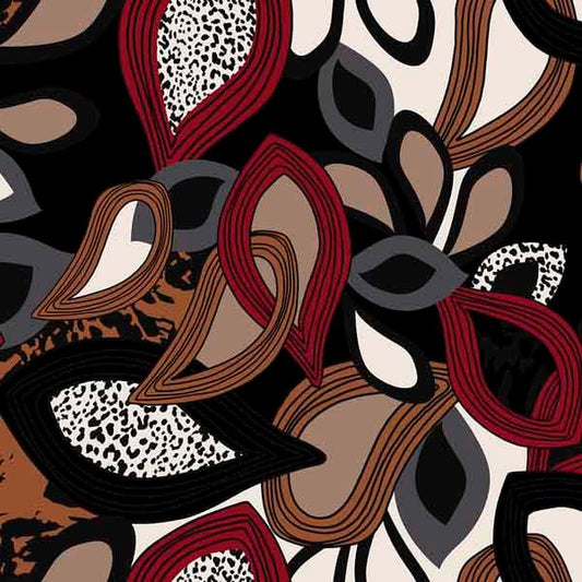 Surface Pattern design paisley modern