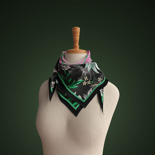 Foulard floreale raffinato