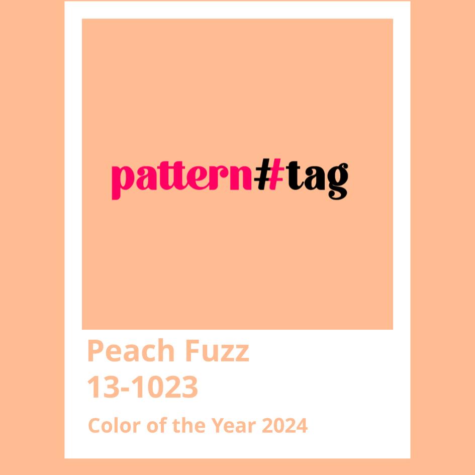 Colore PANTONE dell’anno 2024: Peach Fuzz patterntag