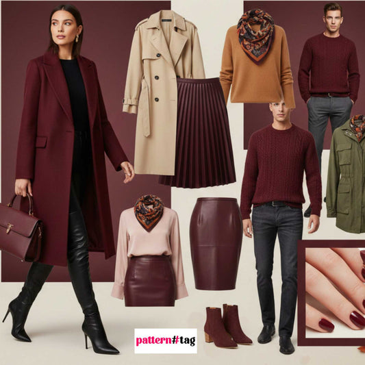 Come Indossare il Bordeaux: Idee di Stile per un Autunno Chic
