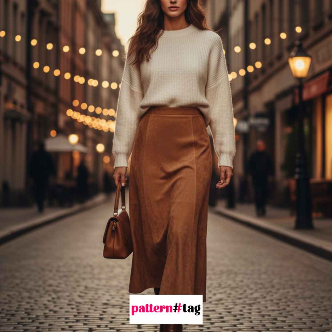 Come Indossare la Gonna in Suede, Protagonista dell’Autunno 2025
