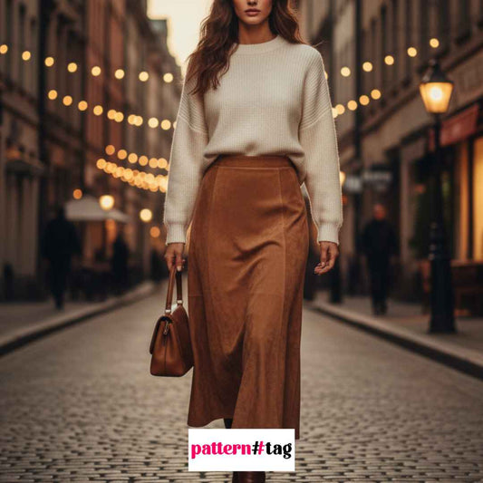 Come Indossare la Gonna in Suede, Protagonista dell’Autunno 2025