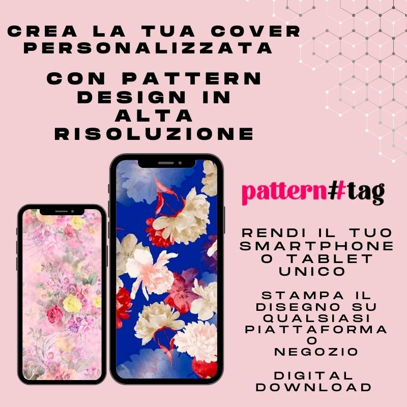 Crea la tua cover personalizzata con Pattern design in alta risoluzione